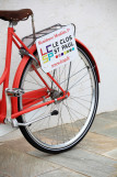 Vélo déco rouge